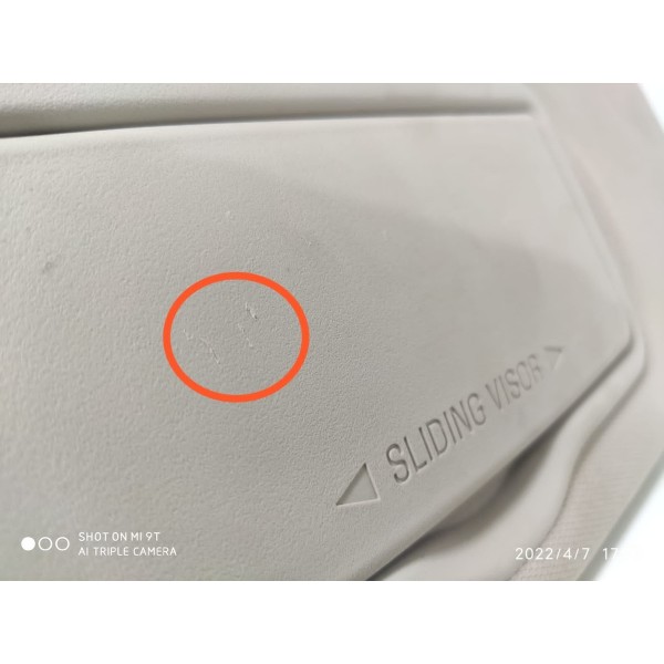 Quebra Sol Fusion Esquerdo 2006 2008 2010 2012 Detalhe