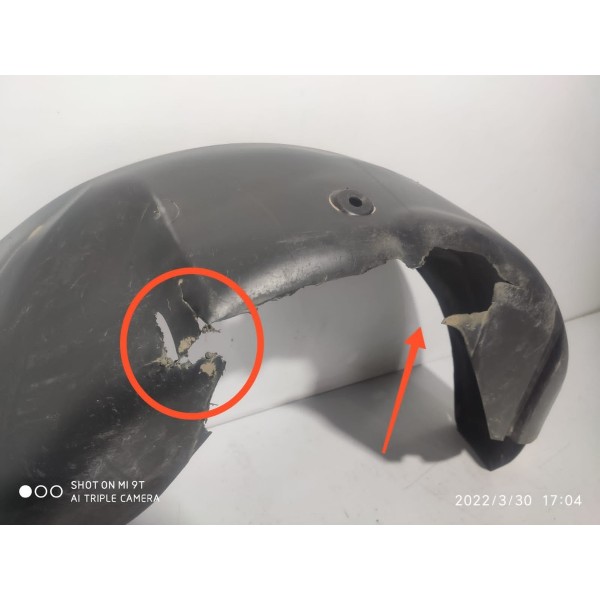 Parabarro Fusion Traseiro Esq 2009 2010 2011 2012 Det