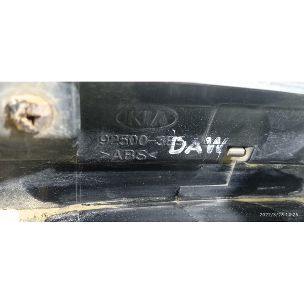 Moldura Tampa Traseira Kia Sorento 2005/2009 Prata