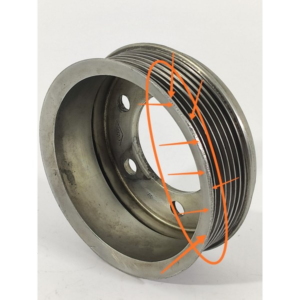 Polia Bomba Agua Nissan Frontier 2.3 2017 A 2022 Det