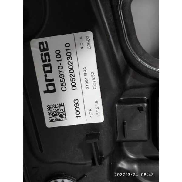 Maquina Vidro Rnegade Traseira Esquerda 2016 2019 20 2024