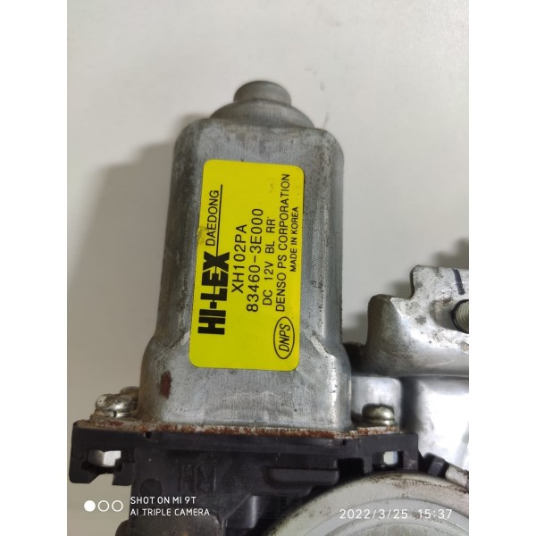 Máquina Vidro Sorento Traseira Direita 2005/2009 834603e000