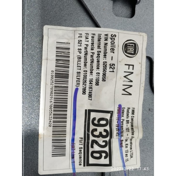 Aerofolio Com Break Ligth Renegade 2016 2022 52128024