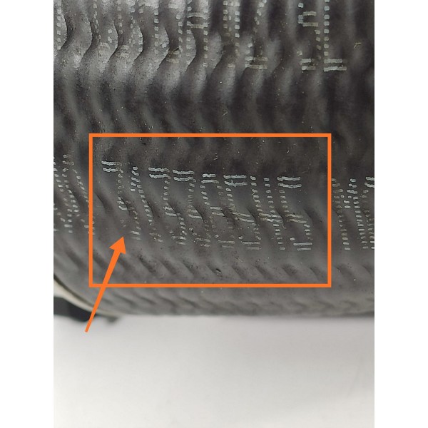 Mangueira Intercooler Volvo S60 V60 11/2018 31338545 - Preto