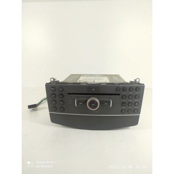 Rádio Cd Mercedes C180 C200 2007 2011 A2049007202