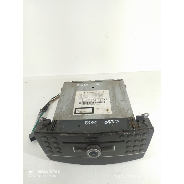 Rádio Cd Mercedes C180 C200 2007 2011 A2049007202