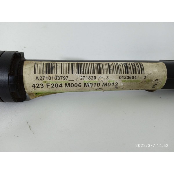 Cano Tubo Agua Mercedes C180 C200 2007 2012 A2710103797 Preto