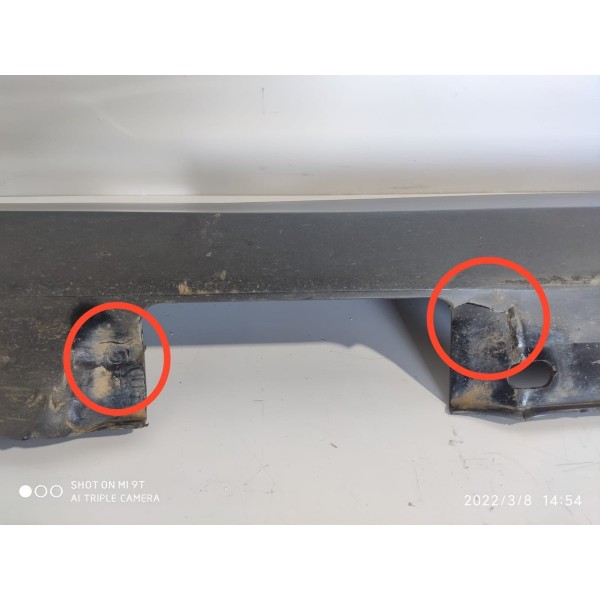 Spoiler Latteral Mercedes C180 Esquerd 07/11 Det A2046900340 Preto