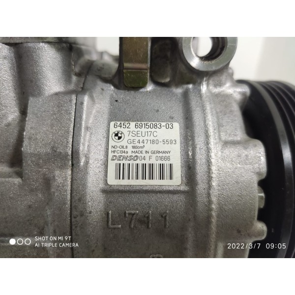 Compressor Ar Condicionado Bmw 550 645 4.4 2005/11 6915083