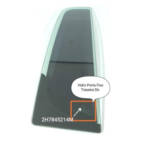 Vidro Fixo Porta Amarok Trasseiro Dir 2011/2023 2h7845213m