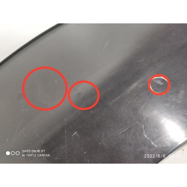 Tampa Traseira Mercedes Slk 200 350 55 Amb 2005 2006 2011 Preto