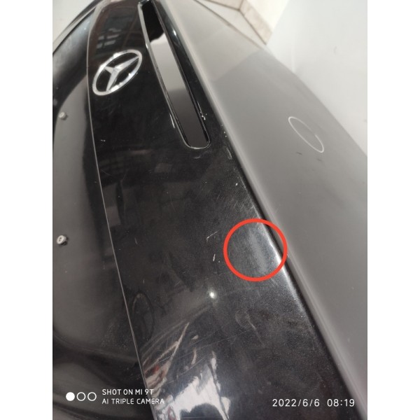 Tampa Traseira Mercedes Slk 200 350 55 Amb 2005 2006 2011 Preto