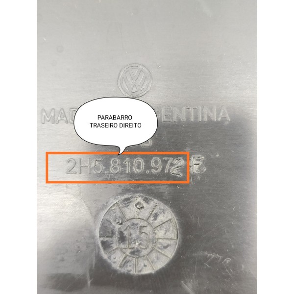 Parabarro Amarok Traseiro Direito 2010/2023 2h5810972b