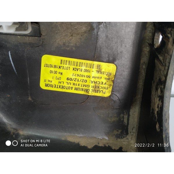 Spoiler Lateral Captiva Esquerdo 2009/2016 55102672