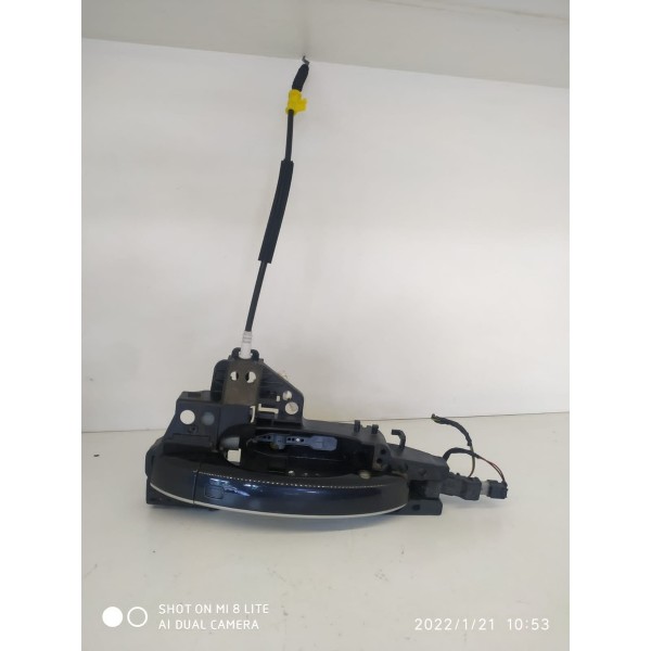 Maçaneta Externa Audi A6 Traseira Esquerda 15/18 4h0837885 Azul Traseira