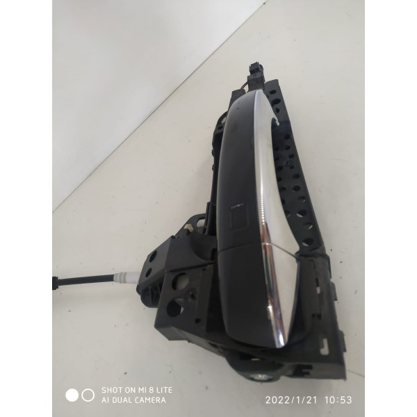 Maçaneta Externa Audi A6 Traseira Esquerda 15/18 4h0837885 Azul Traseira