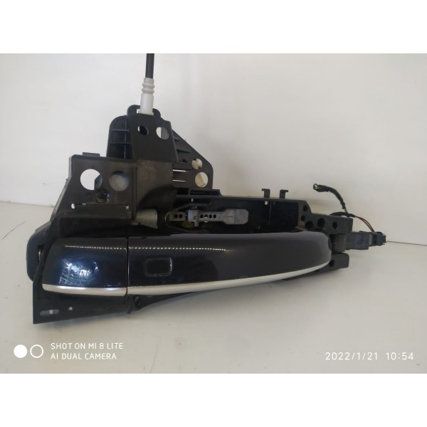 Maçaneta Externa Audi A6 Traseira Esquerda 15/18 4h0837885 Azul Traseira