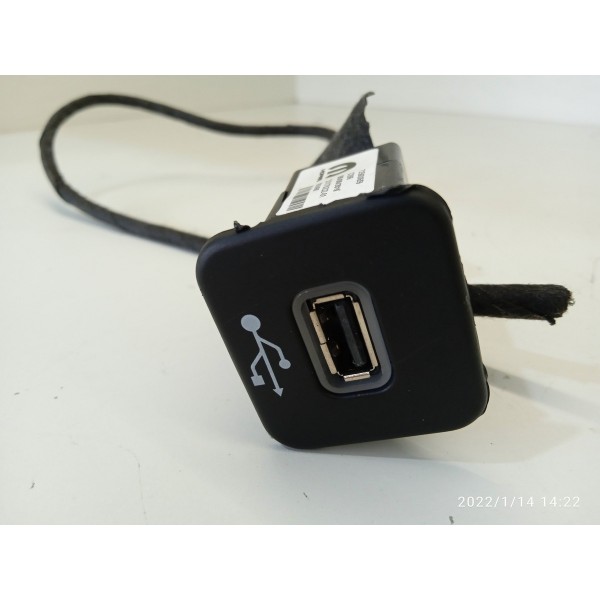 Entrada Auxiliar Usb Jeep Compass 2017 2023 Preto