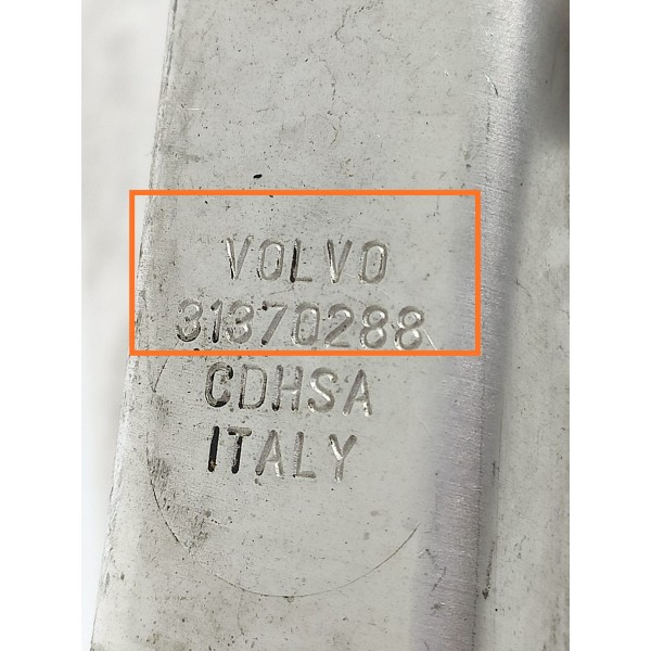 Duto Cano Intercooler Volvo S60 V60 T5 2011/2018 31370288 Branco