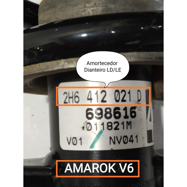 Torre Telescopio Amarok V6 Dianteira Mola Coxim 2h6412021d