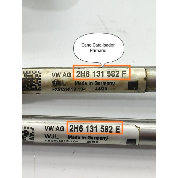 Tubo Conexao Catalisador Primario Amarok V6 2h6131582e