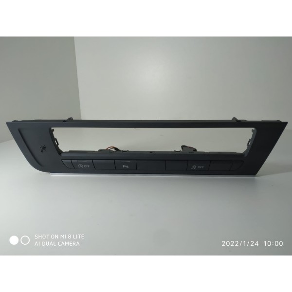 Moldura Regua Botoes Painel Audi A6 2015 2016 2017 Preto