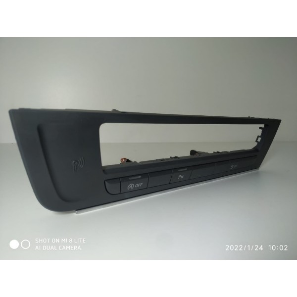 Moldura Regua Botoes Painel Audi A6 2015 2016 2017 Preto