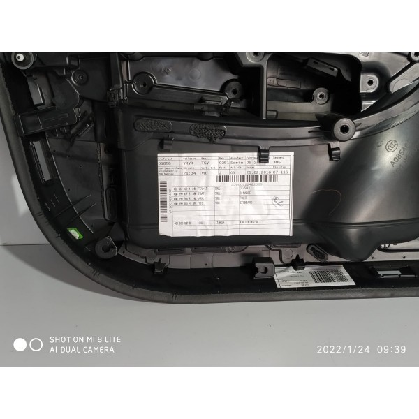 Forro Porta Audi A6 Dianteiro Direito 2015 2016 2017 Orig Preto