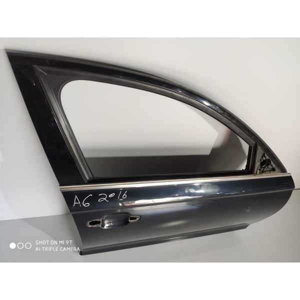 Porta Audi A6 Dianteira Direita 2015 2016 2017 2018 Orig Dianteira Direita Preto