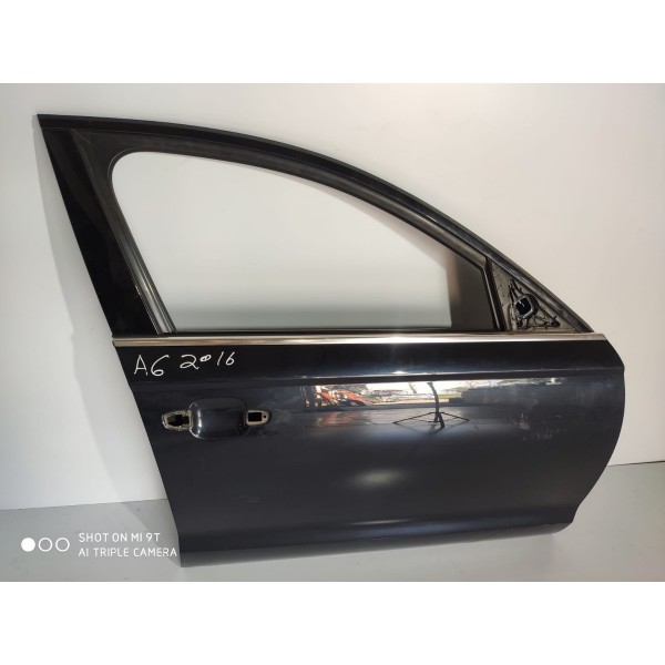 Porta Audi A6 Dianteira Direita 2015 2016 2017 2018 Orig Dianteira Direita Preto