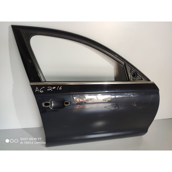 Porta Audi A6 Dianteira Direita 2015 2016 2017 2018 Orig Dianteira Direita Preto