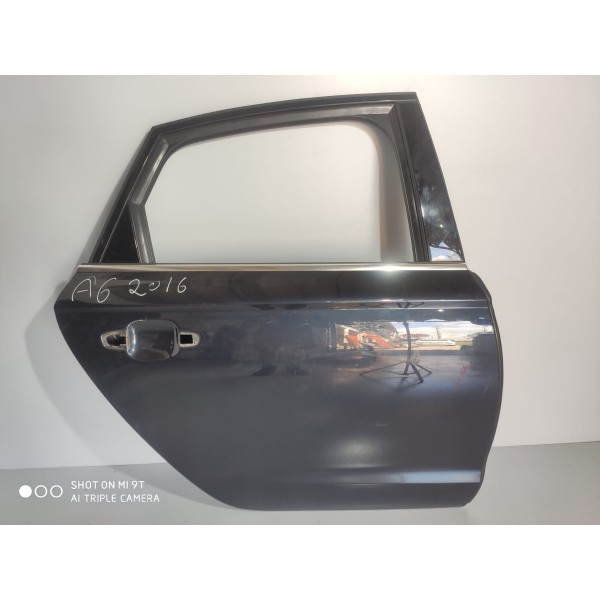 Porta Audi A6 Traseira Direita 2015 2016 2017 2018 Orig Traseira Direita Preto