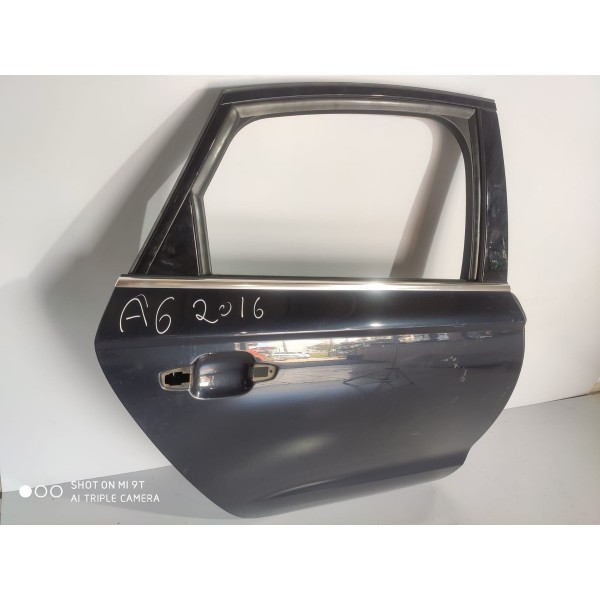 Porta Audi A6 Traseira Direita 2015 2016 2017 2018 Orig Traseira Direita Preto