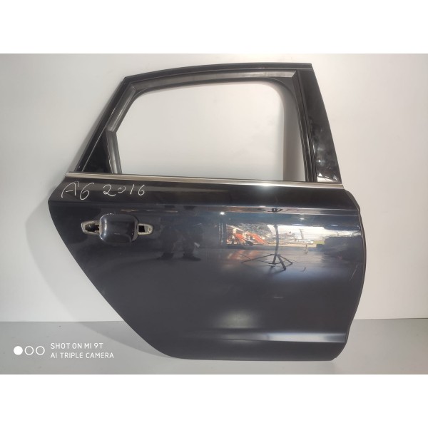 Porta Audi A6 Traseira Direita 2015 2016 2017 2018 Orig Traseira Direita Preto