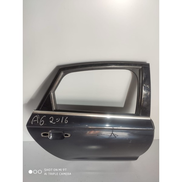 Porta Audi A6 Traseira Direita 2015 2016 2017 2018 Orig Traseira Direita Preto