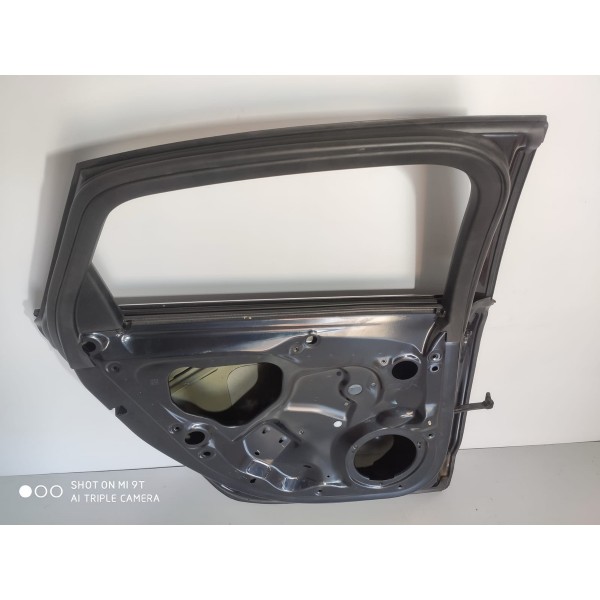 Porta Audi A6 Traseira Esquerda 2015 2016 2017 2018 Lisa Traseira Esquerda Preto