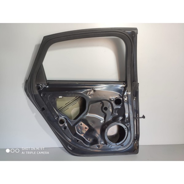 Porta Audi A6 Traseira Esquerda 2015 2016 2017 2018 Lisa Traseira Esquerda Preto
