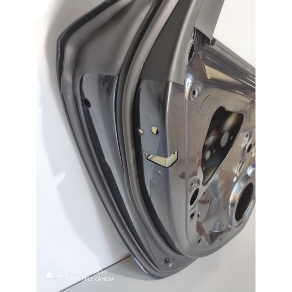 Porta Audi A6 Traseira Esquerda 2015 2016 2017 2018 Lisa Traseira Esquerda Preto