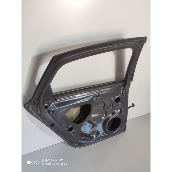 Porta Audi A6 Traseira Esquerda 2015 2016 2017 2018 Lisa Traseira Esquerda Preto
