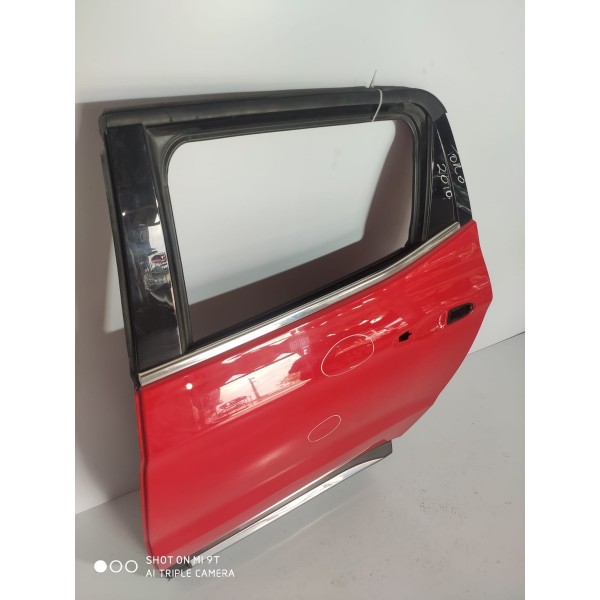 Porta Toro Traseira Esquerda 2016 2018 2019 2020 2021 2024 Traseira Esquerda Vermelho