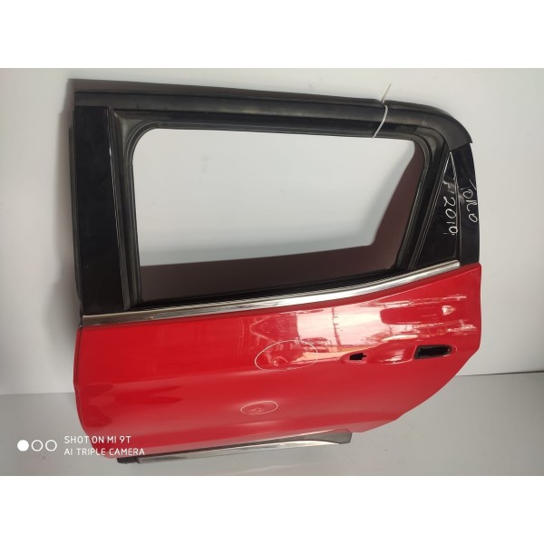 Porta Toro Traseira Esquerda 2016 2018 2019 2020 2021 2024 Traseira Esquerda Vermelho