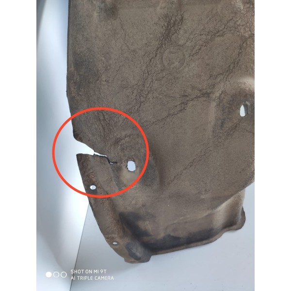 Parabarro Audi A6 Traseiro Esq 2015 2016 2019 Orig Det