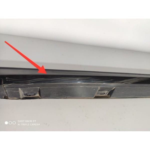 Spoiler Lateral Audi A6 Direito 2015/2019 4g0853860h Preto