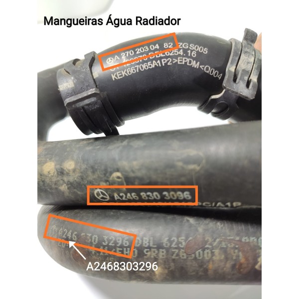 Kit Mangueira Agua Mercedes Gla200  Cla A 2015/2020