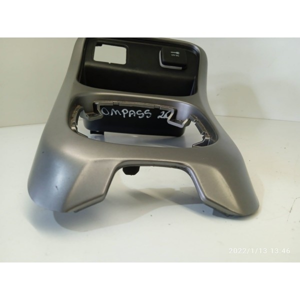 Moldura Alavanca Cambio Usb Compass 2018 2021