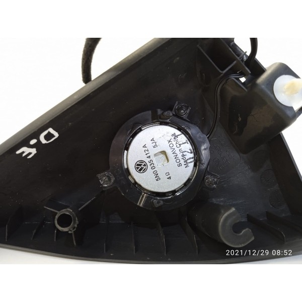 Moldura Interna Retrovisor Tiguan Esquerda 2009/2016 Amarelo