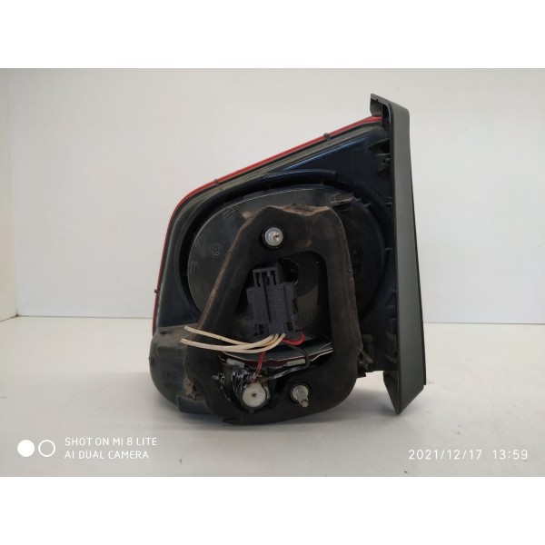 Lanterna Tiguan Tampa Traseira Esquerda 2009/2013 Original Esquerdo/motorista Vermelho