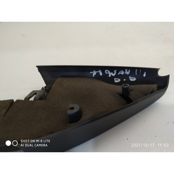 Acabamento Interno Retrovisor Tiguan Direito 2009/2011 Preto