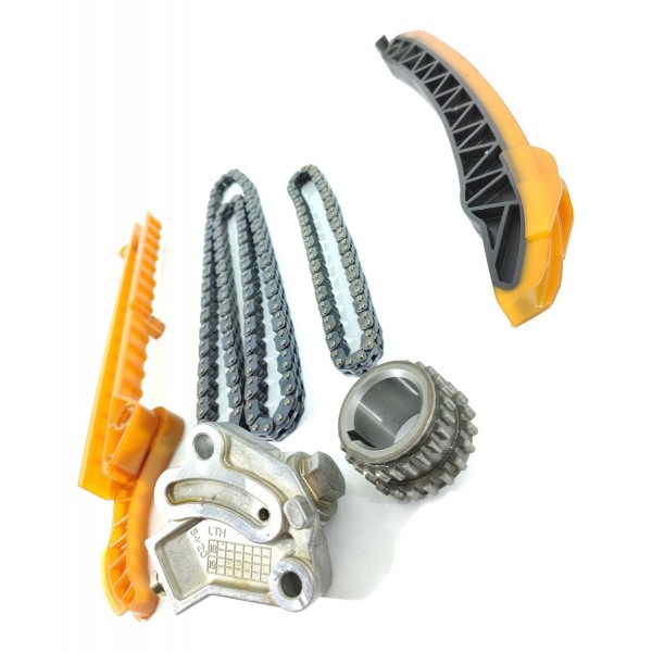 Kit Corrente Comando Guias Mercedes Gla200 Cla A200 2019 Laranja-claro