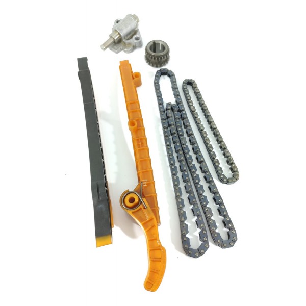 Kit Corrente Comando Guias Mercedes Gla200 Cla A200 2019 Laranja-claro